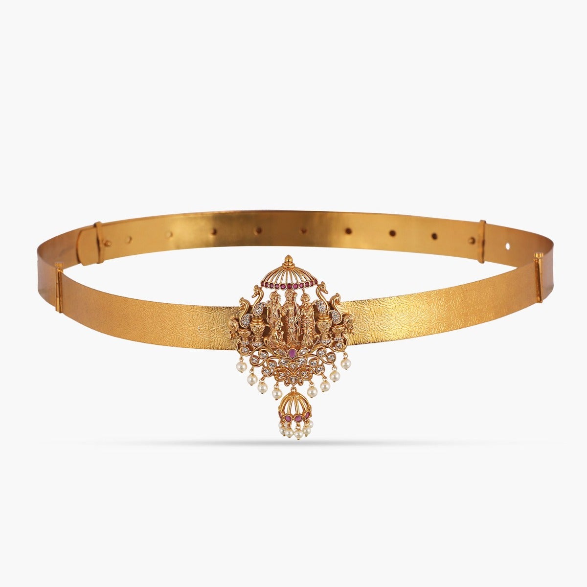 Plain gold waist belt for saree deals