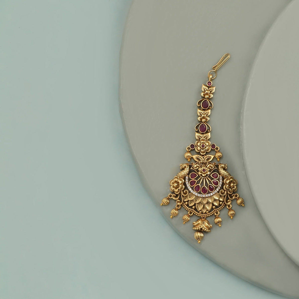 Naishi Antique Maang Tikka 