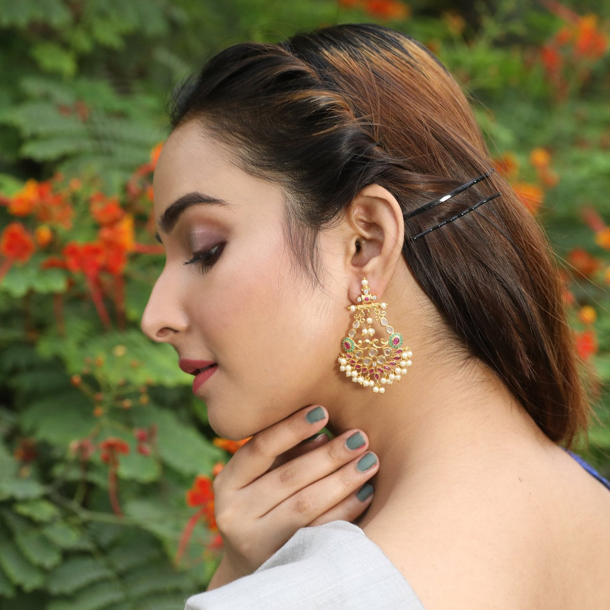 Navya Nakshatra CZ Earrings