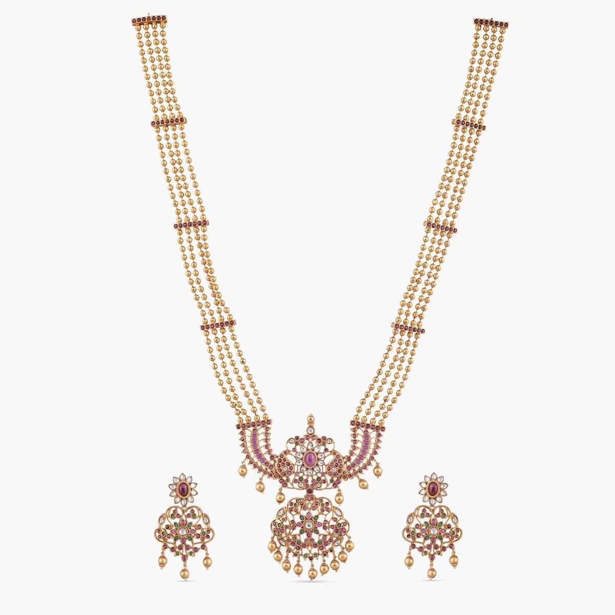 Irja Antique Long Necklace Set