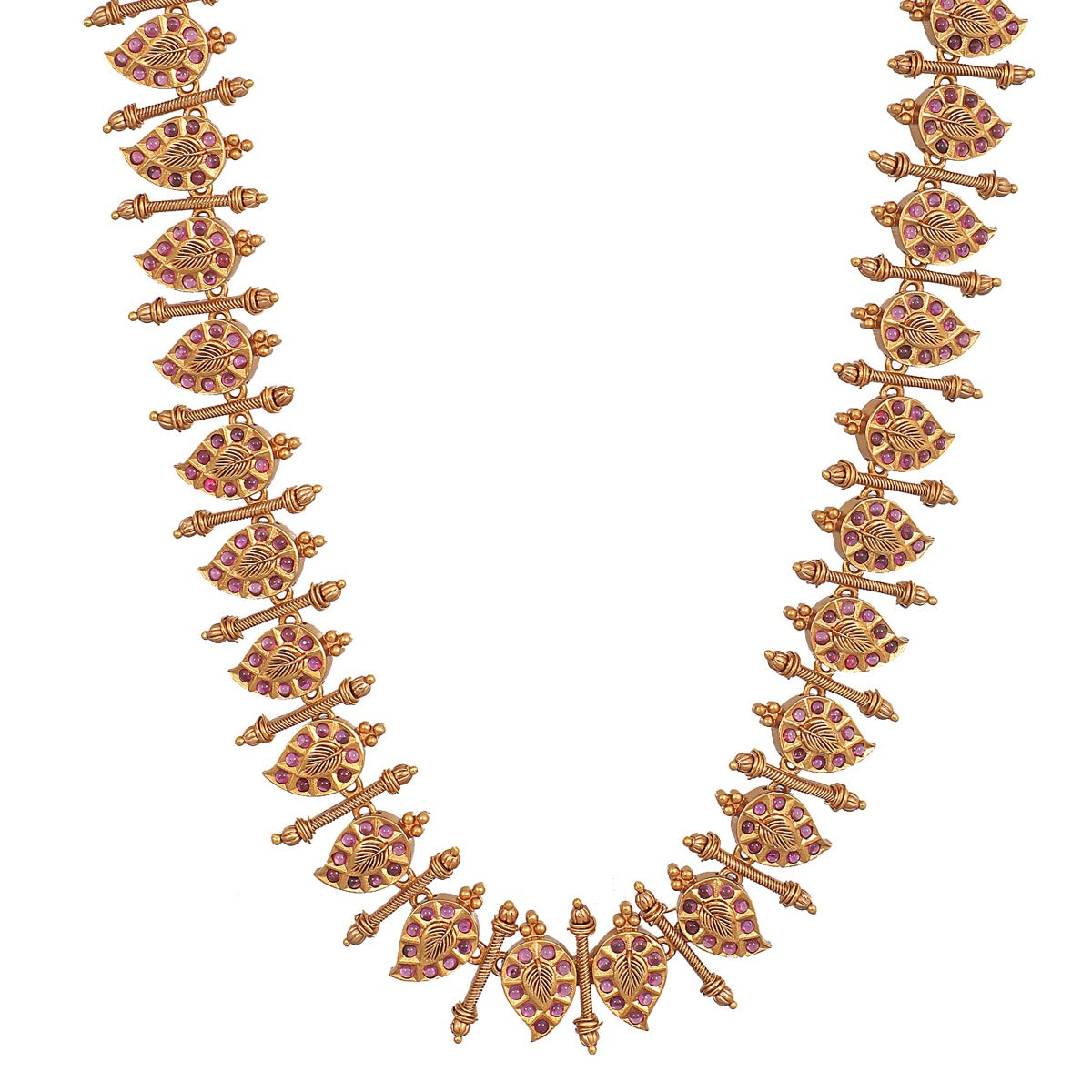 Antique Gold Necklace and Mango Long Chain latest jewelry designs - Indian  Jewellery Designs