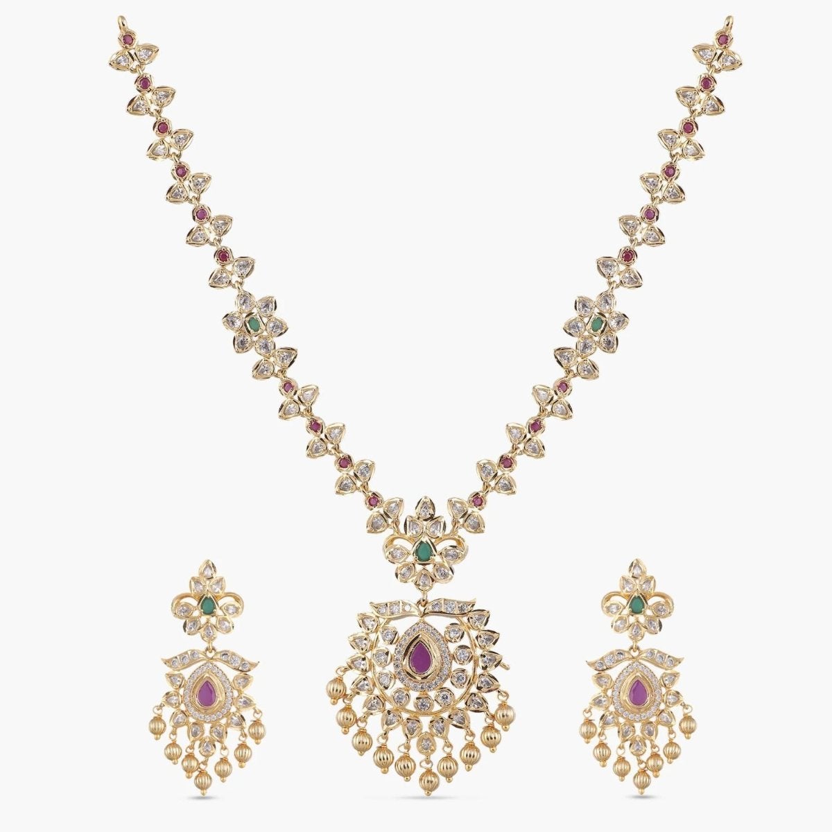 Aavi Nakshatra CZ  Necklace Set