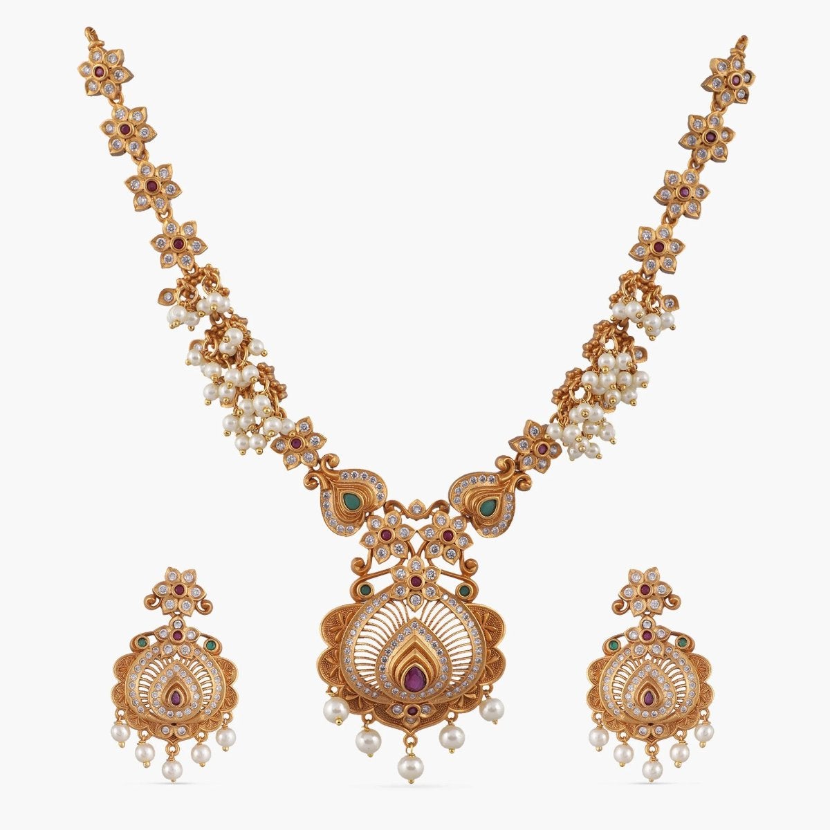 Kiran Antique Necklace Set