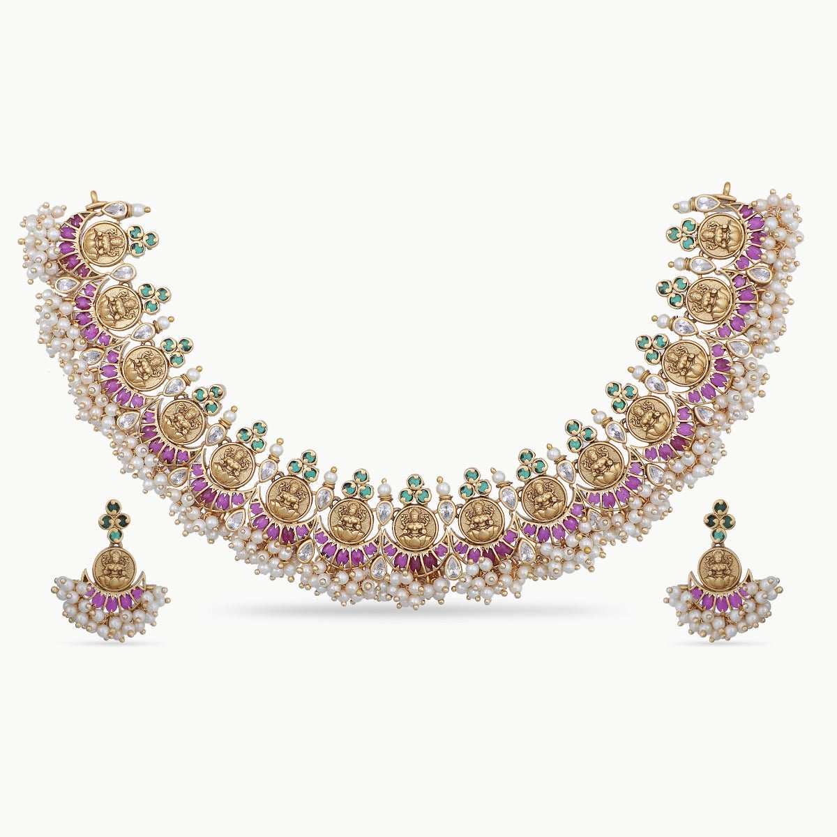 Vasvi Antique Necklace Set