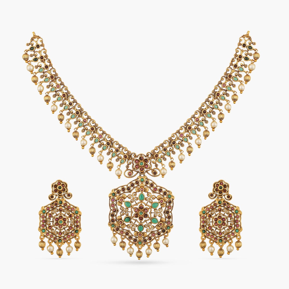 Nilima Antique Necklace Set