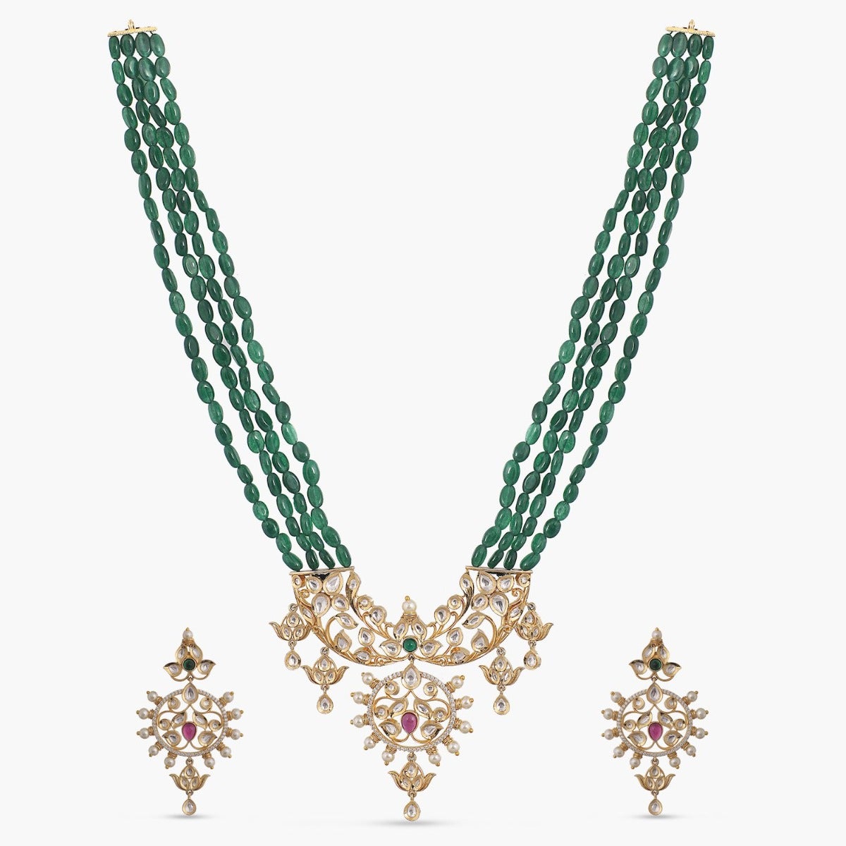 Rasika Kundan Beads Necklace Set