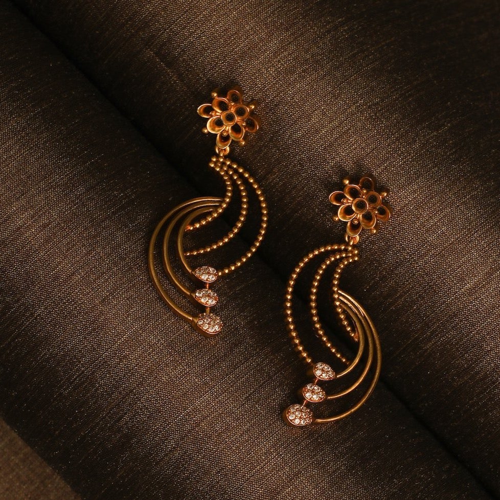 Buy quality 18k gold drop earrings in Pune