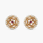 Pearl Floral Antique Earrings 