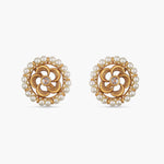 Pearl Floral Antique Earrings 