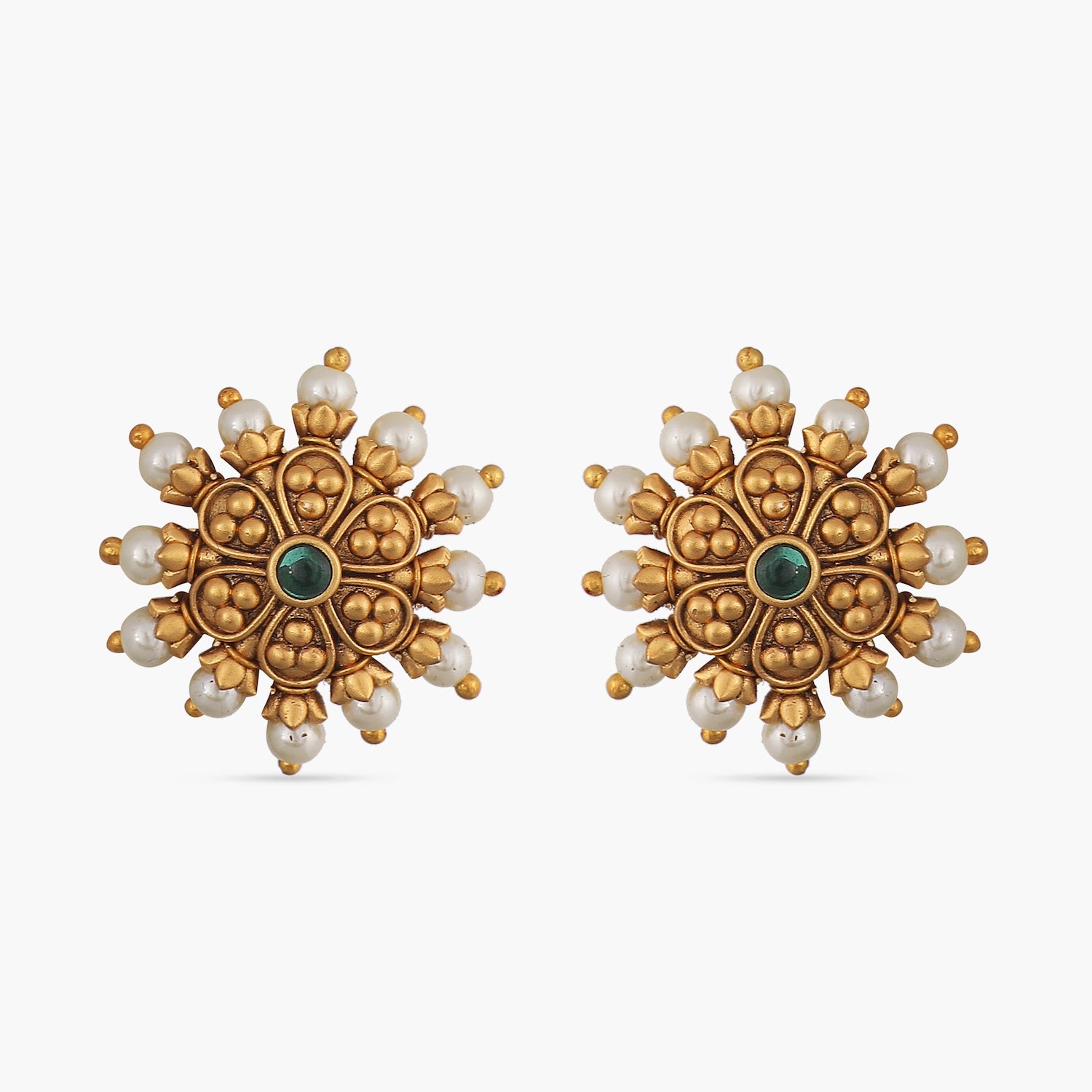50 Beautiful Gold Antique Earrings Designs/Light weight gold antique temple earrings  design - YouTube