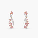 Nature Inspired CZ Drop Earrings