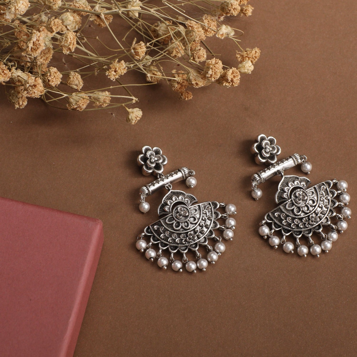 Amethyst and Rhodolite Garnet Oxidized Silver Earrings – Calypso Jewelry