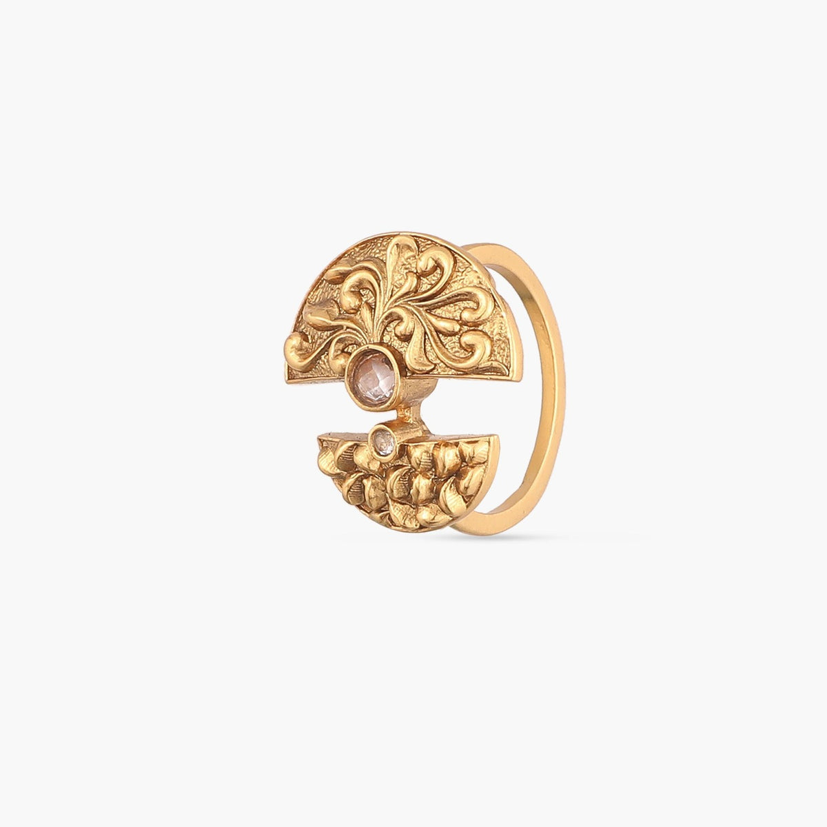 Azba Statement Antique Finger Ring