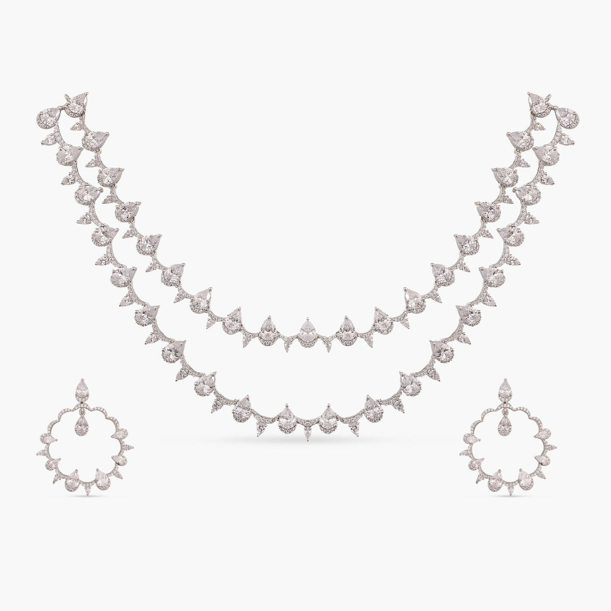 Niamh Delicate CZ Necklace Set