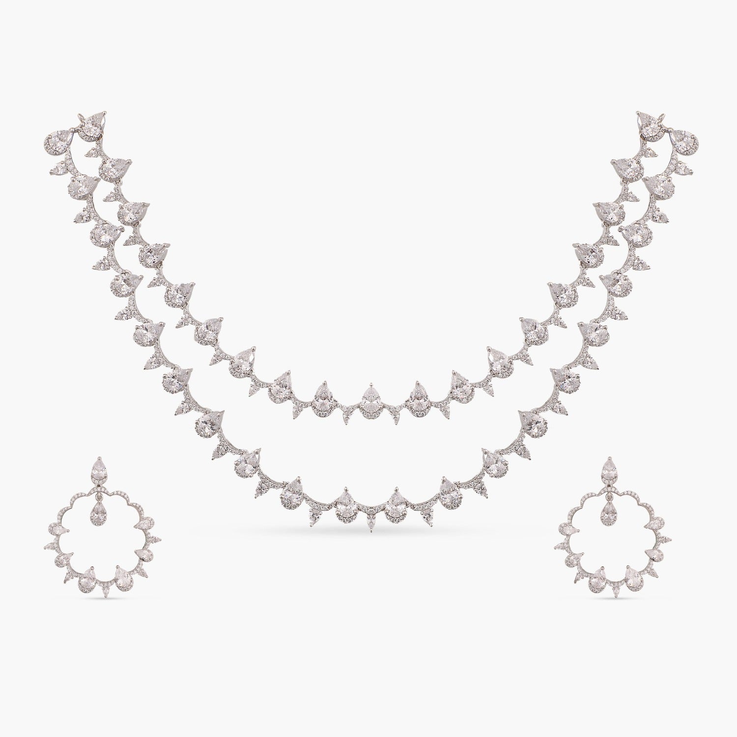 Niamh Delicate CZ Necklace Set