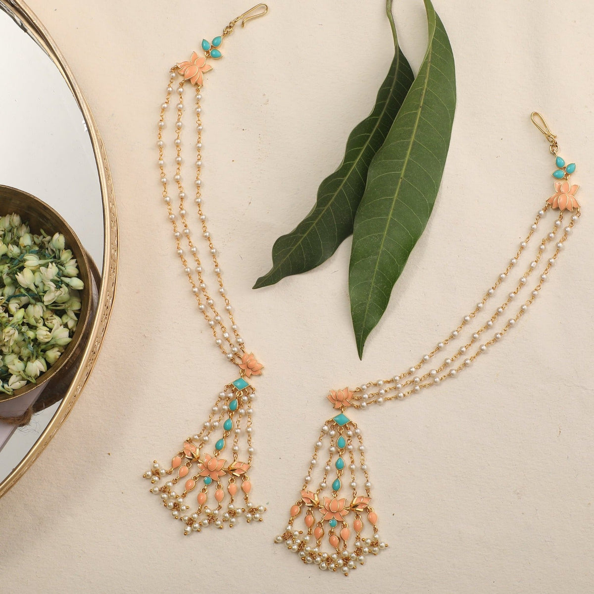 Jalaja Queenly Hair Chain Long Earring 