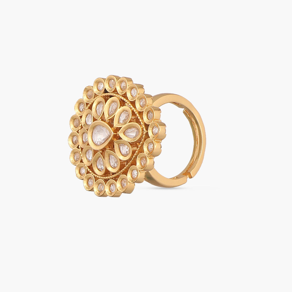 Veena Kundan Ring