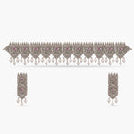 Maati Square Floral Antique Oxidized Choker Set