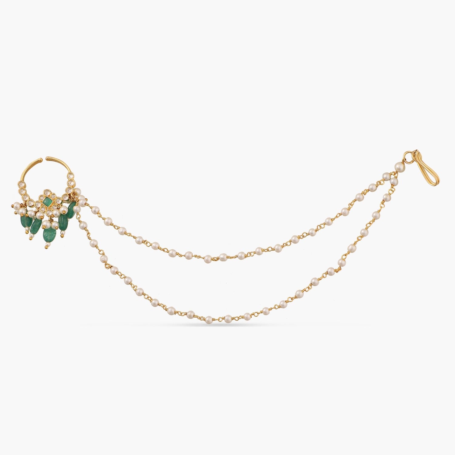 Buy Ogan Kundan Nose Ring Tarinika