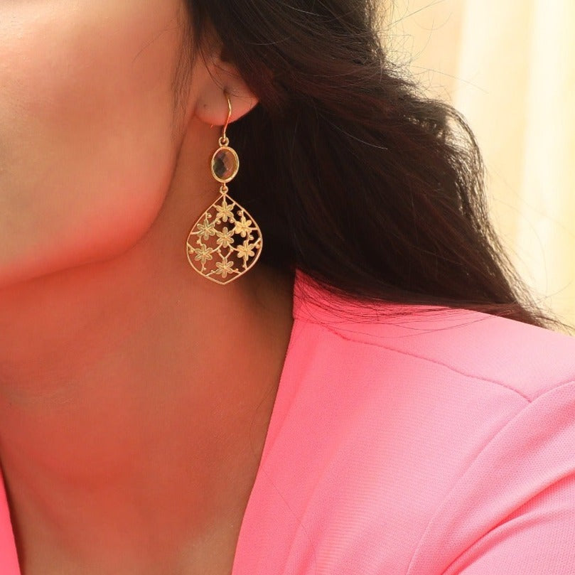 Sienna Blossom Delicate Earrings