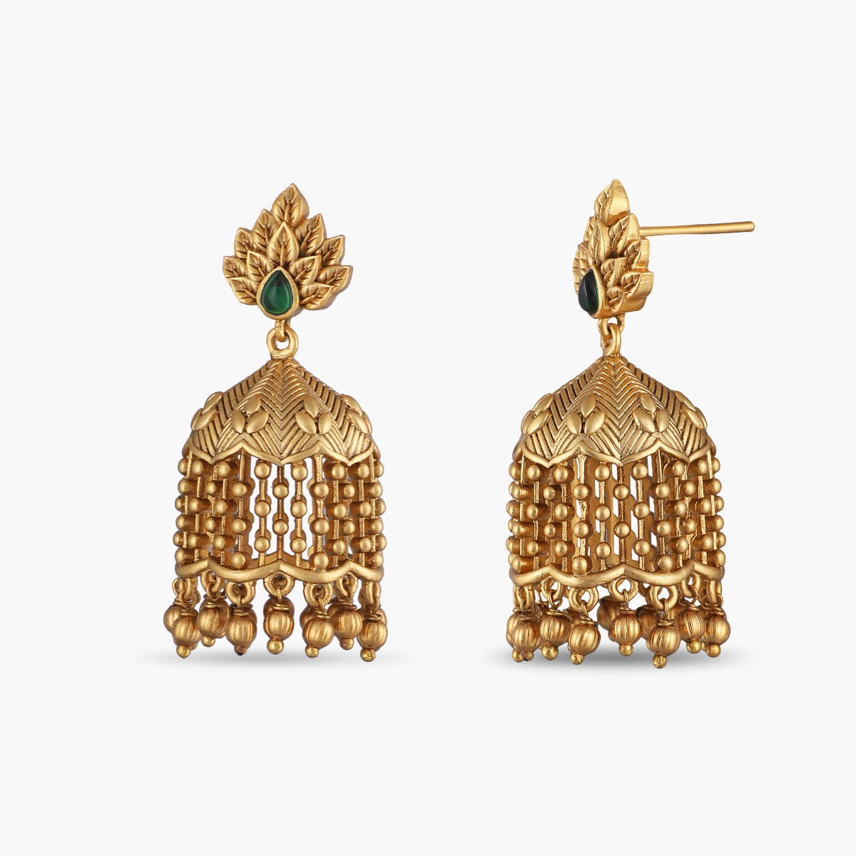 Lata Antique Jhumka Earrings