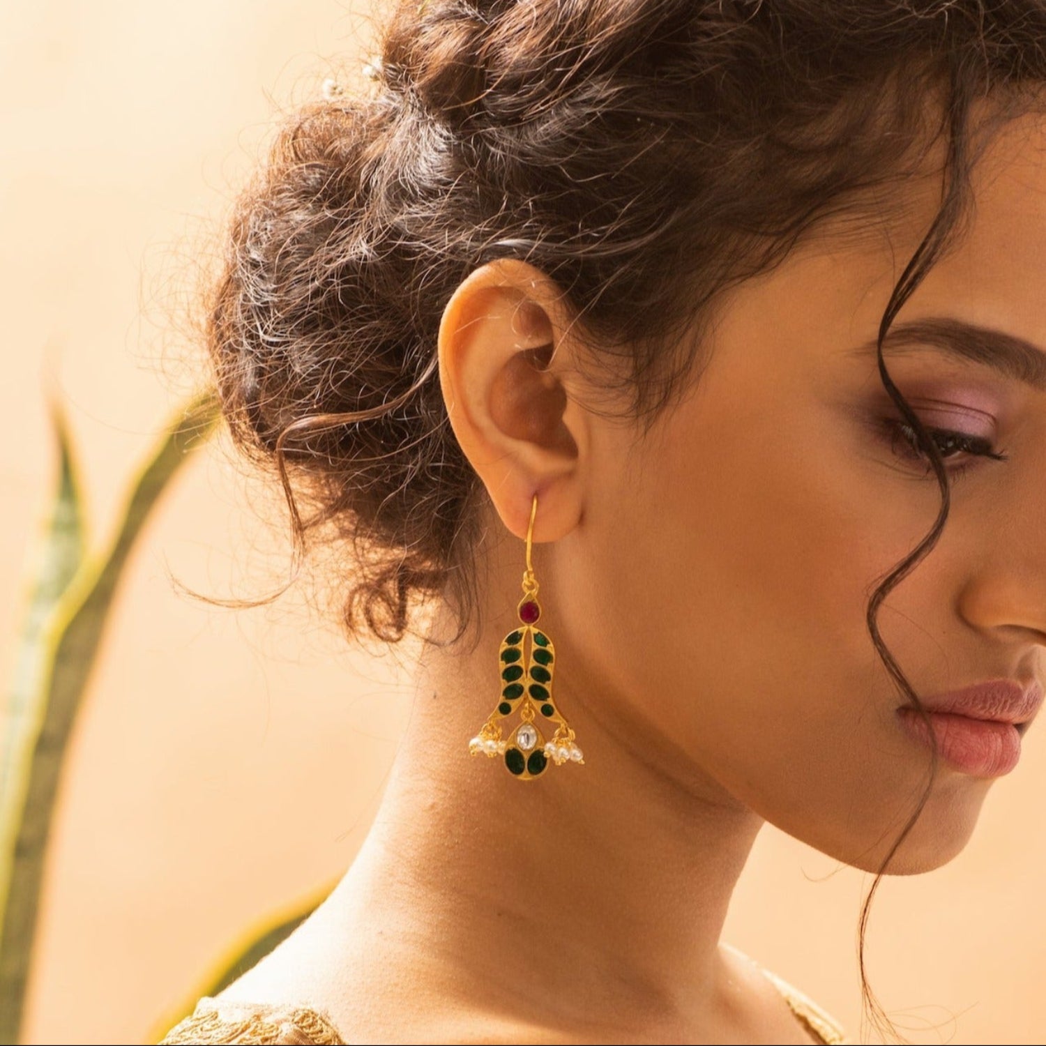 Deea Kempu Drop Earrings 