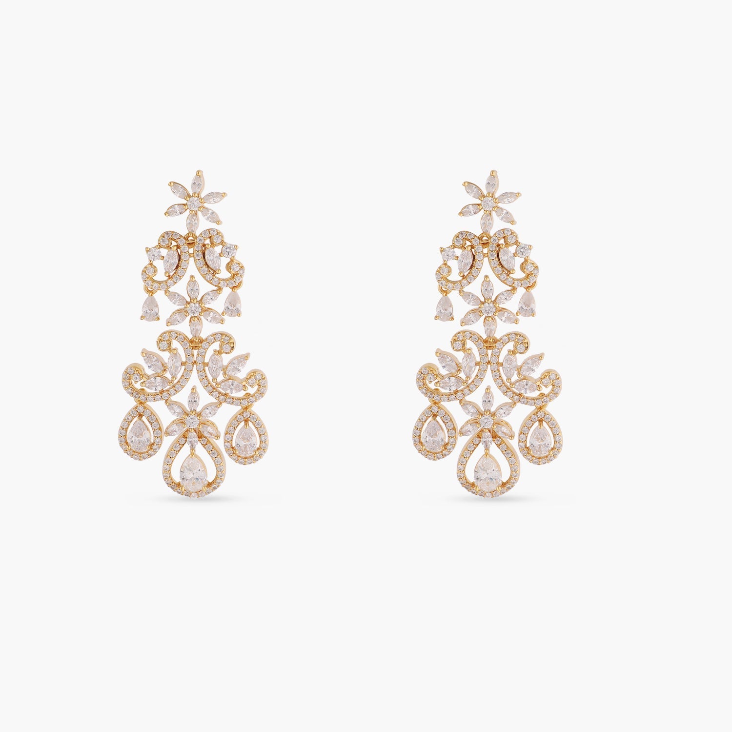 Camilla 14KT Gold Pearl Drop Earrings