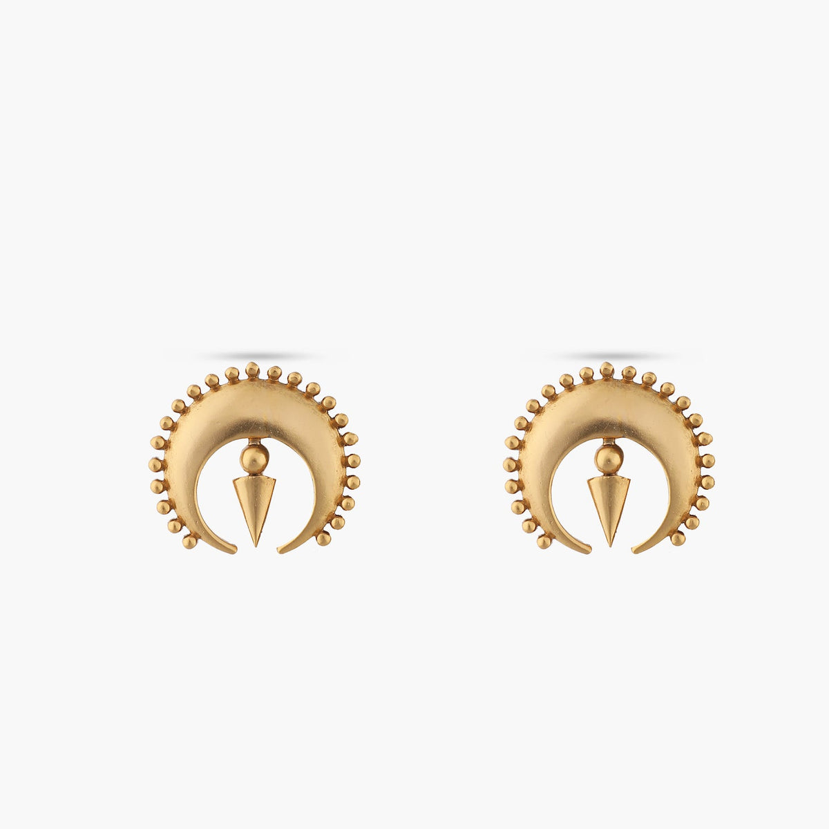 Danae Gold Plated Tribal Earrings