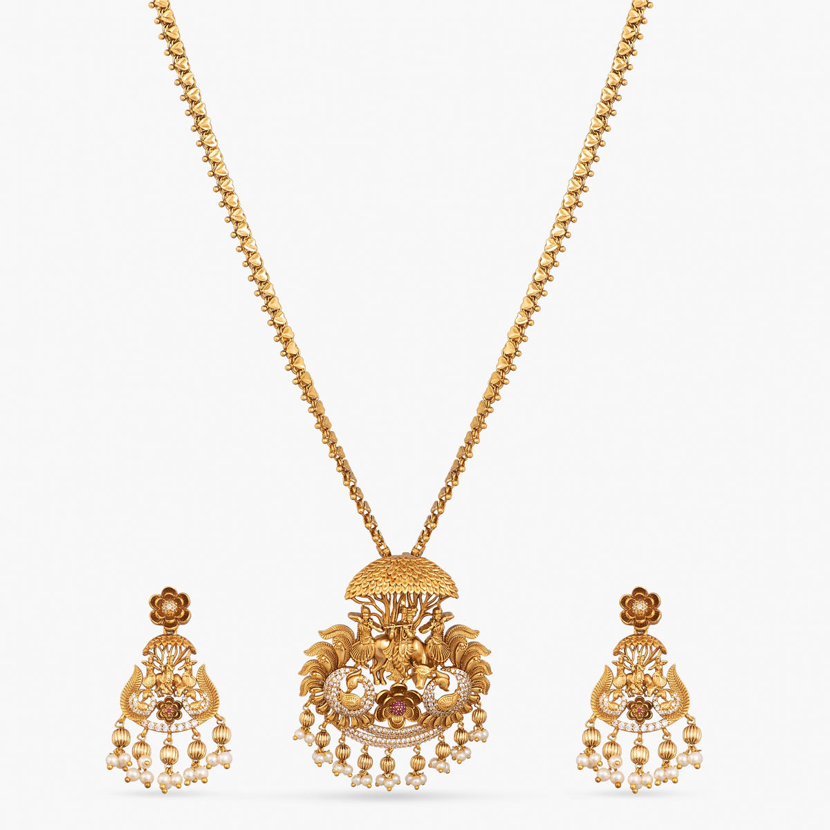 Raayan Antique Pendant Set