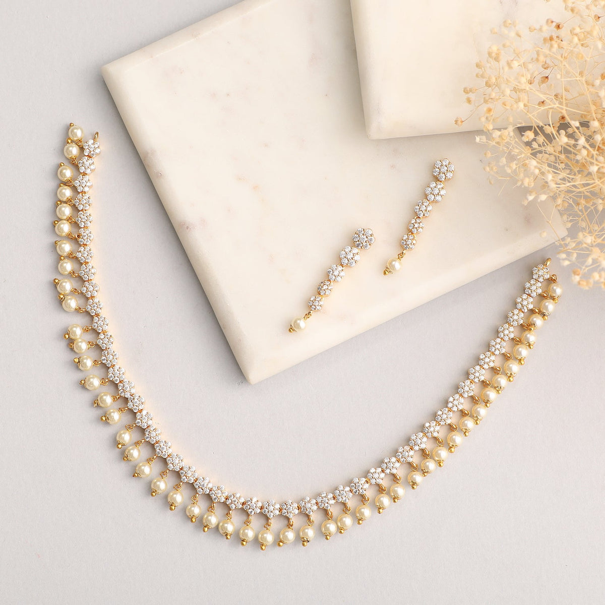 Indian Jewellery Sets Tarinika Manju Antique Gold Plated Long