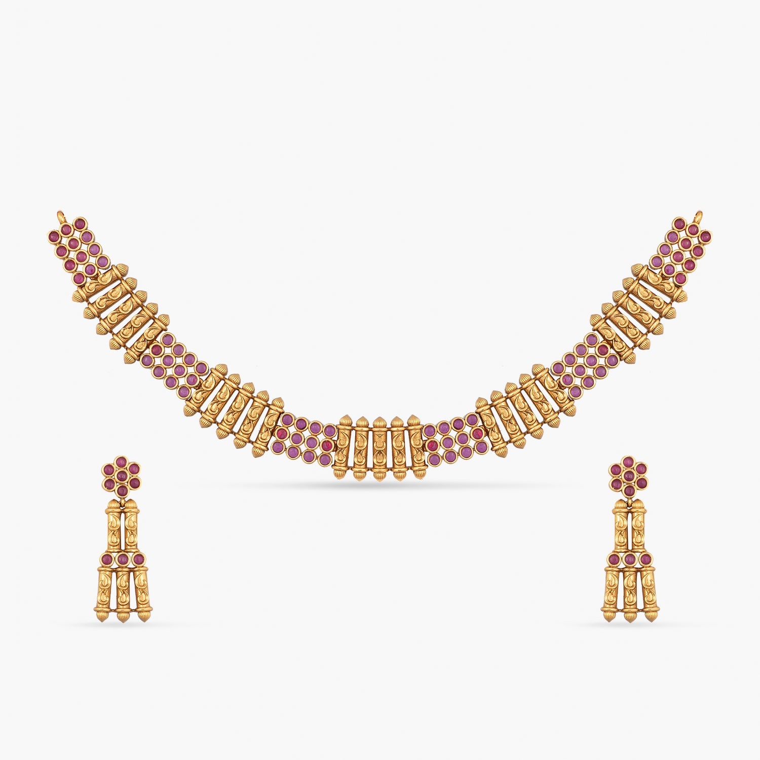 Mahua Antique Necklace Set 