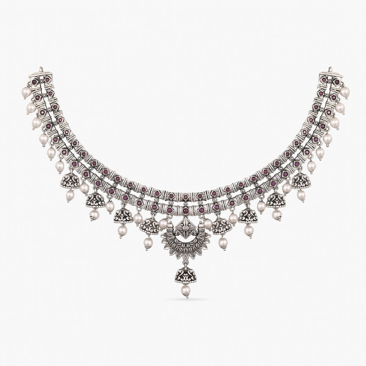 Madhvi Antique Oxidized Necklace