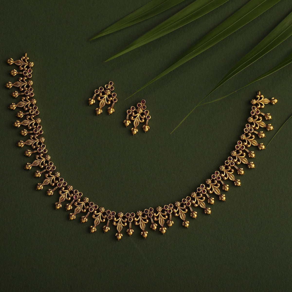 Alala Gold Plated Tribal Necklace Set