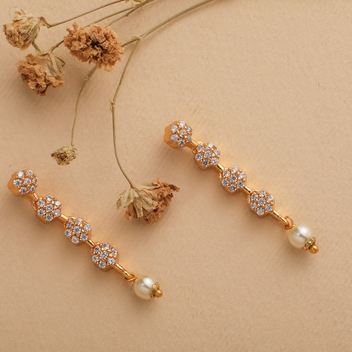 Luciana Delicate CZ Earrings