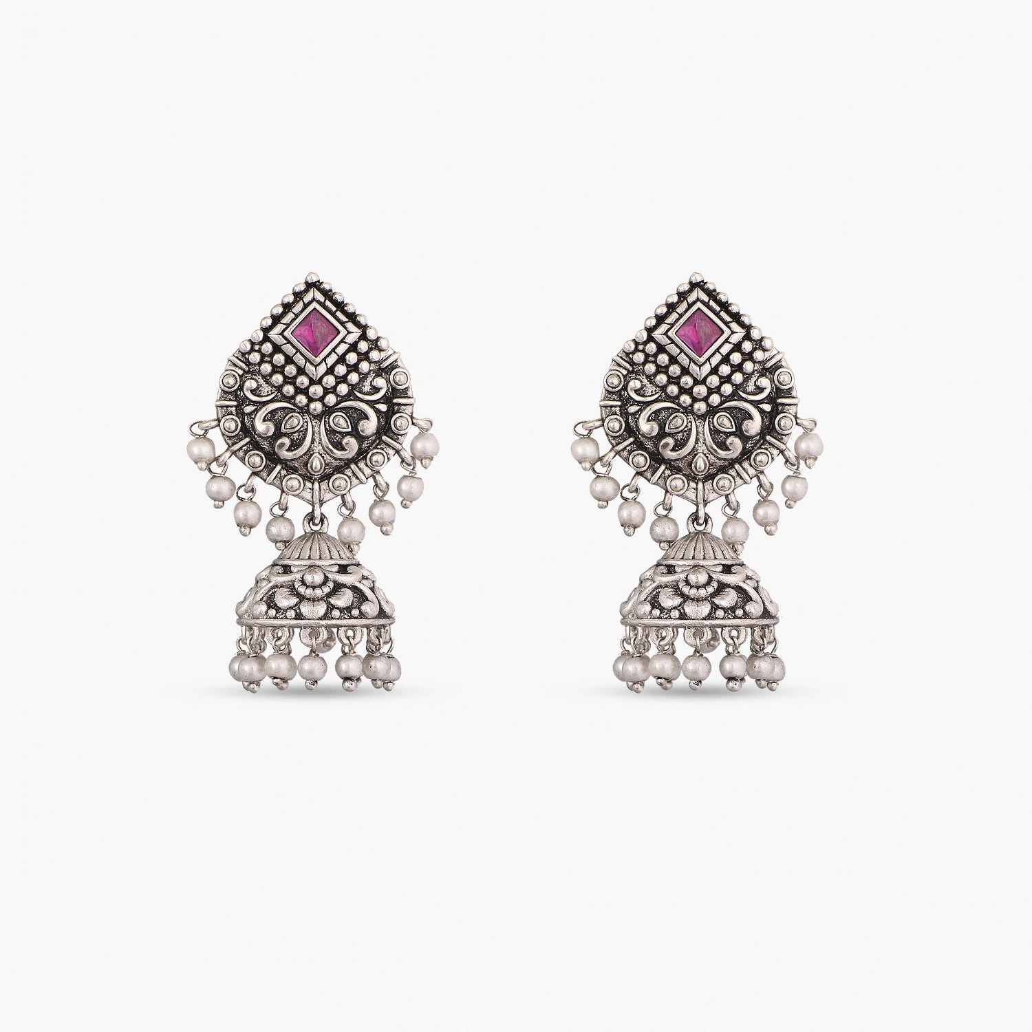 Oxidized earrings online discount