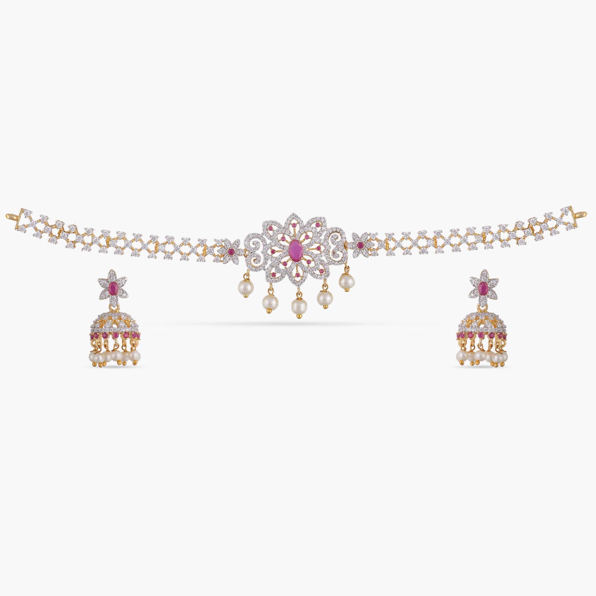 Beli Nakshatra CZ Necklace Set