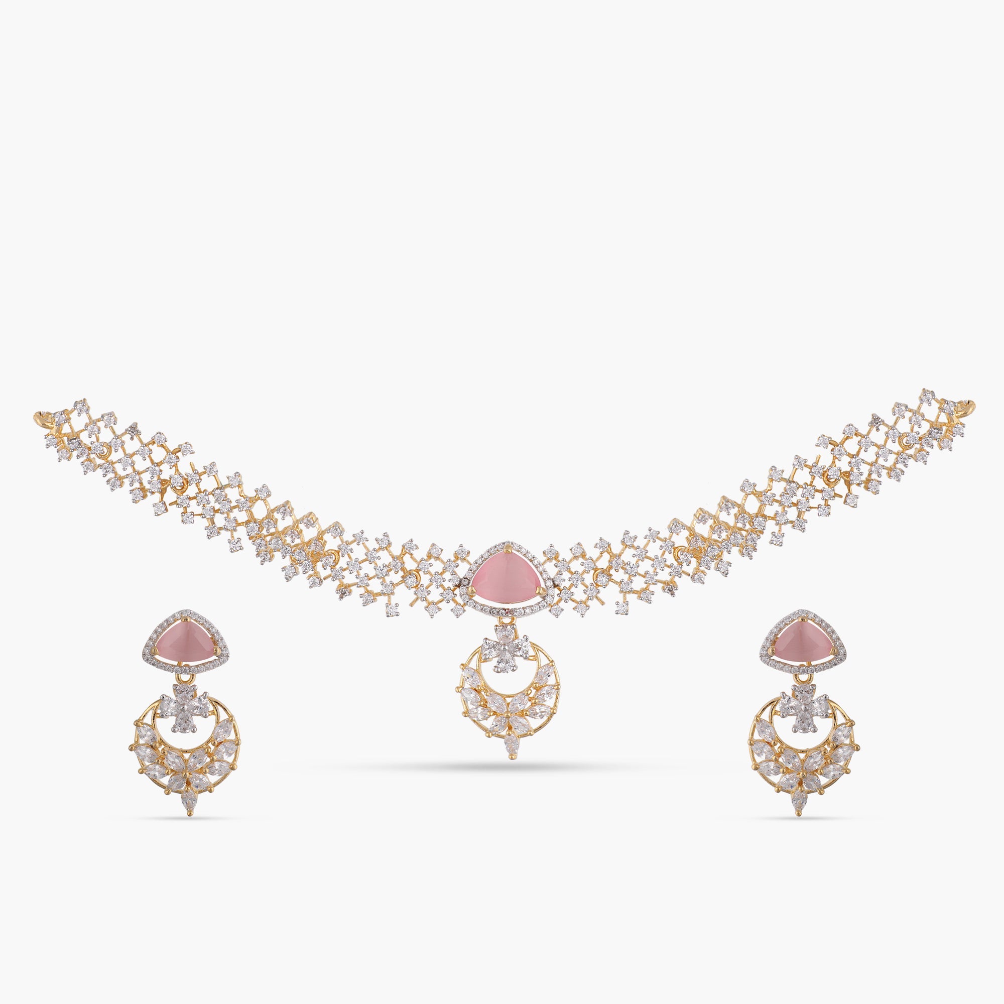Shir Nakshatra CZ Necklace Set