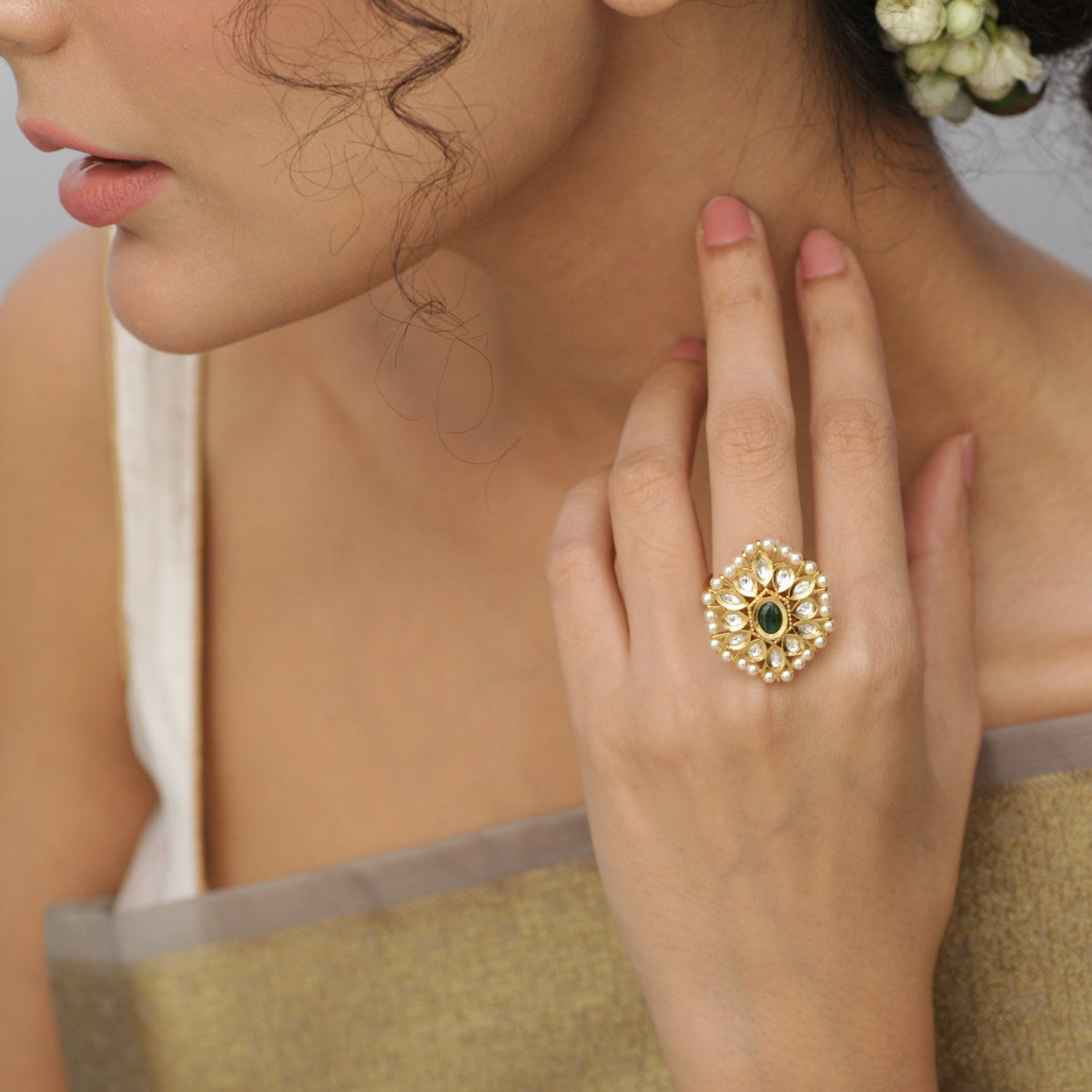 Sharon Kundan Ring