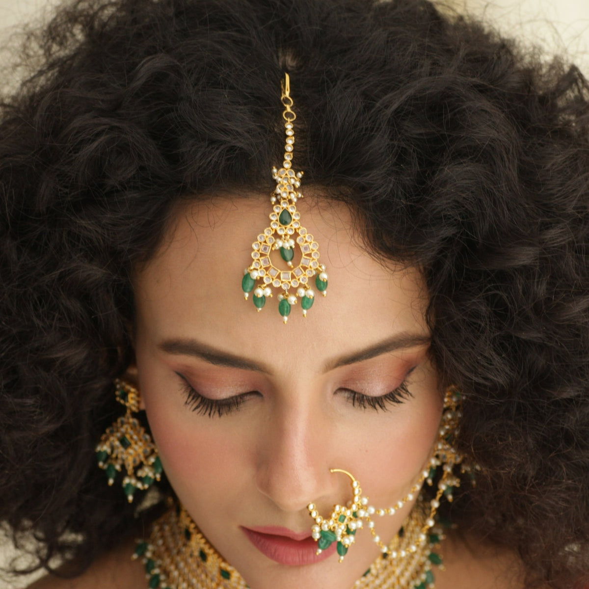 Ogan Kundan Bridal Set