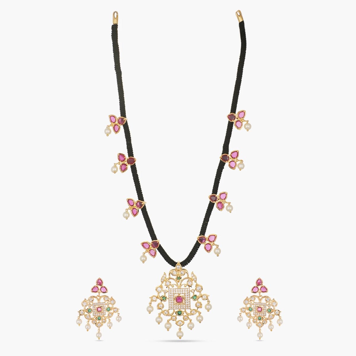 Mabel Nakshatra CZ Necklace Set
