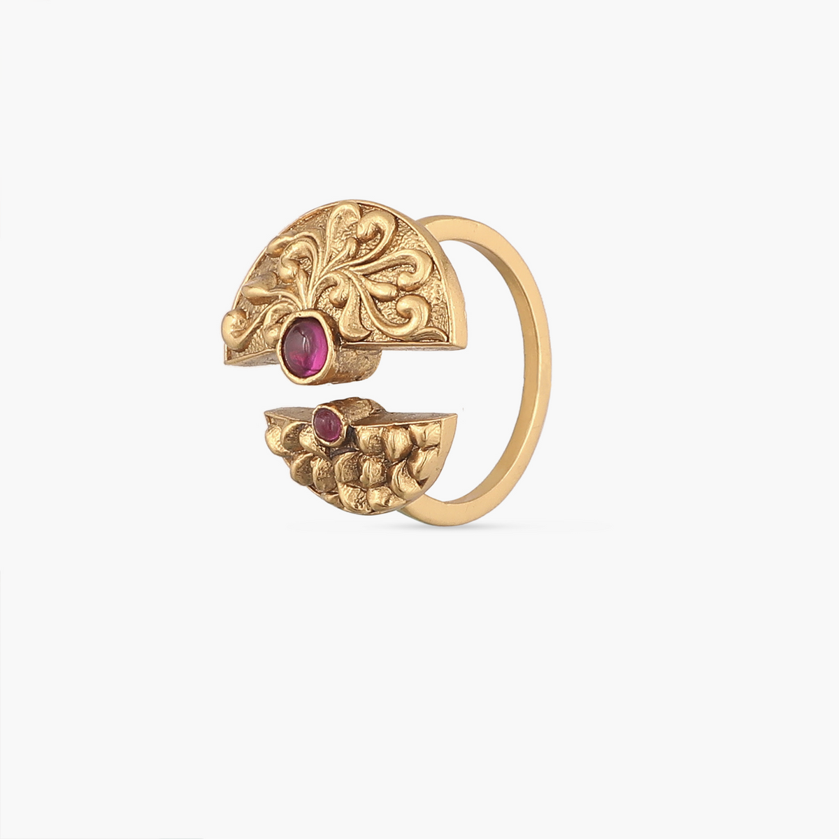 Azba Statement Antique Finger Ring