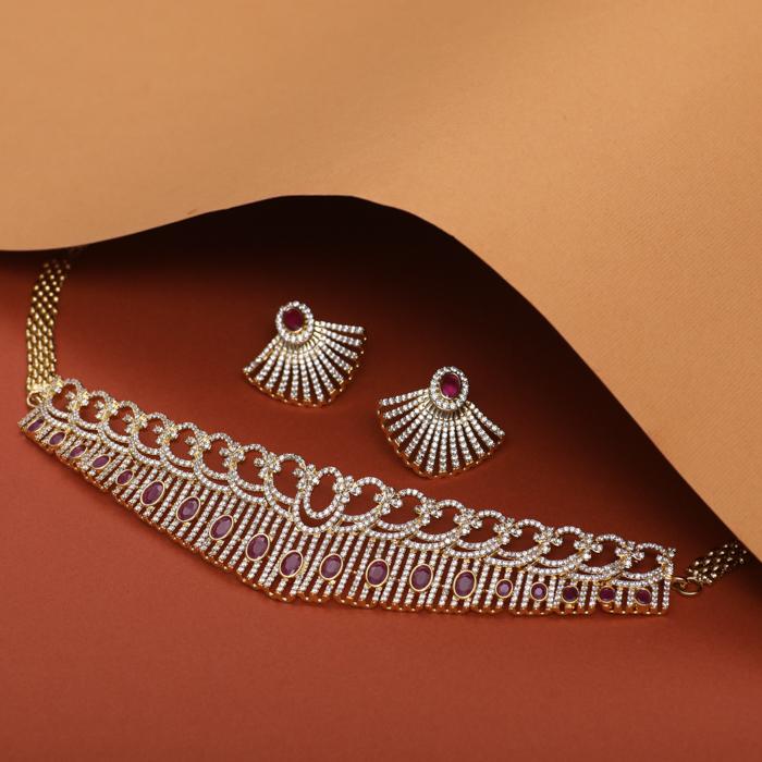 Drisa Nakshatra CZ Choker Set