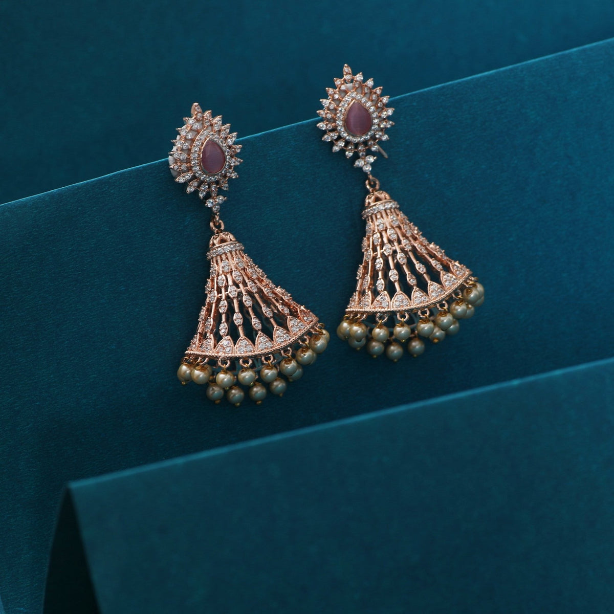 Tara Nakshatra CZ Earrings