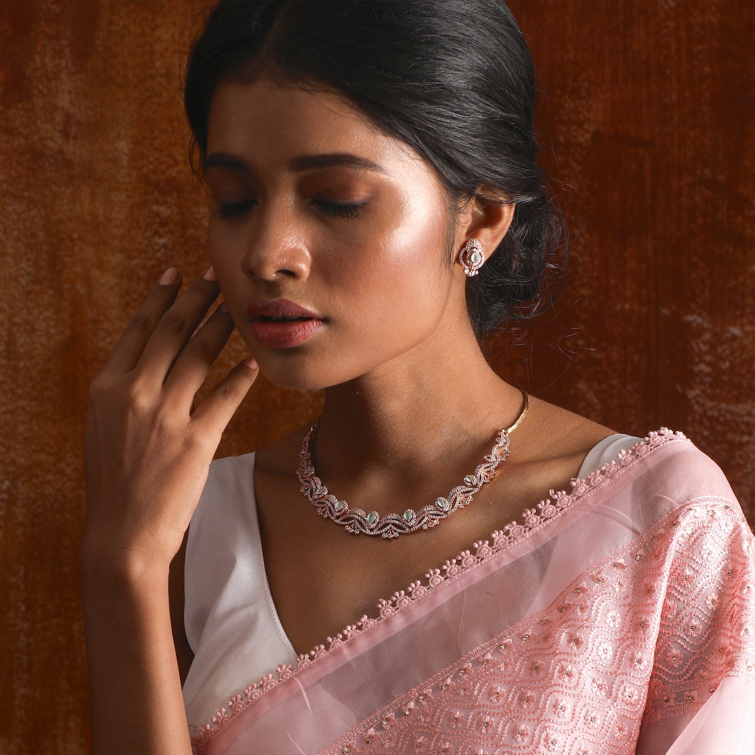 Shiera Nakshatra CZ Necklace Set