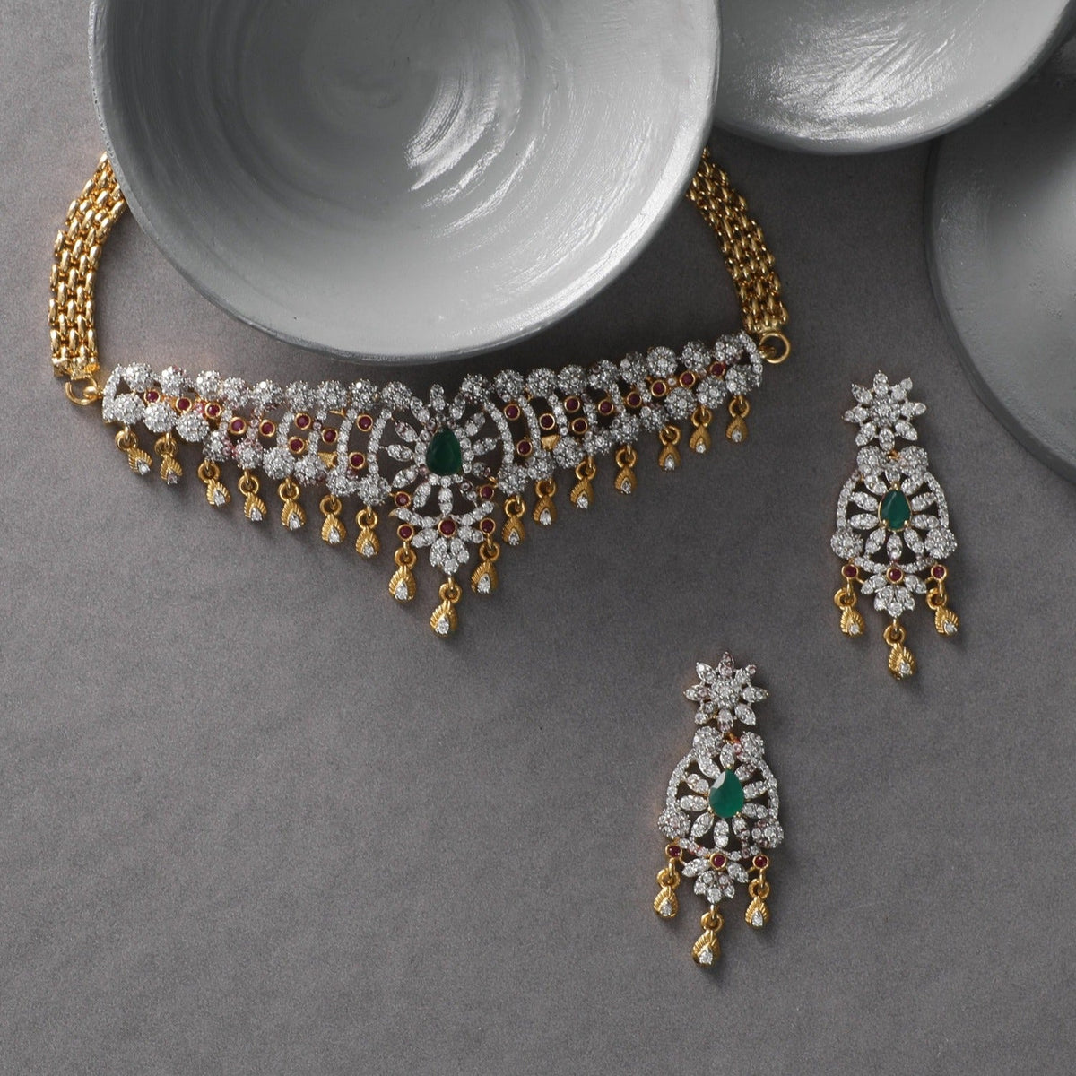 Joelle Nakshatra CZ Choker Set