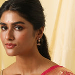 Four-Layer Antique Umbrella Earrings 
