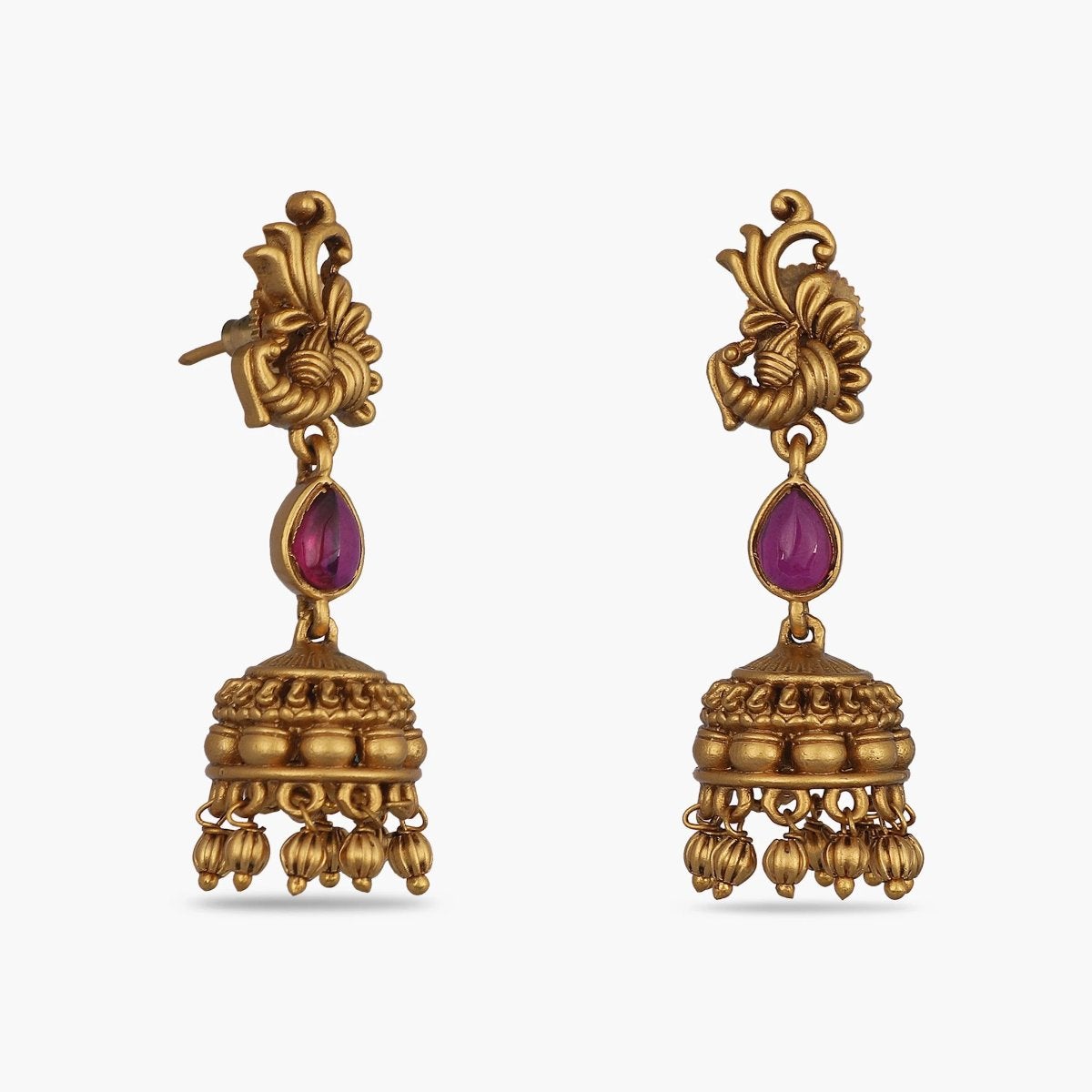 Mukta Antique Jhumka Earrrings