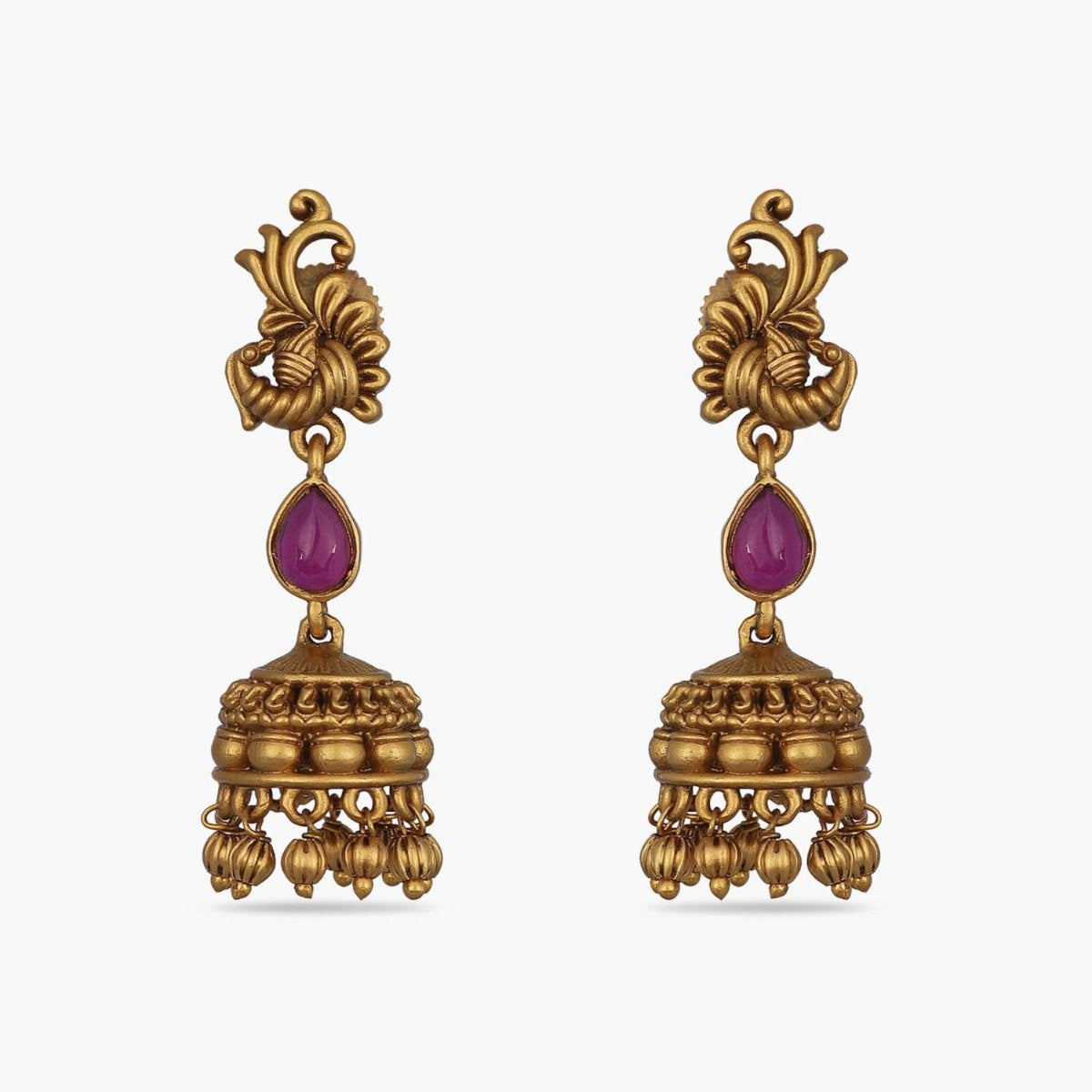 Mukta Antique Jhumka Earrrings