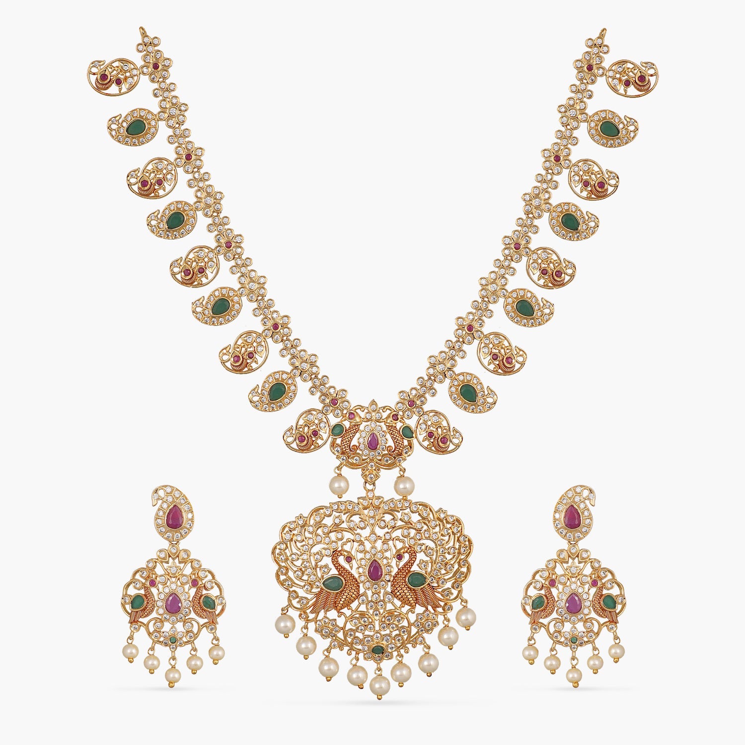 Panchi Nakshatra CZ Necklace Set