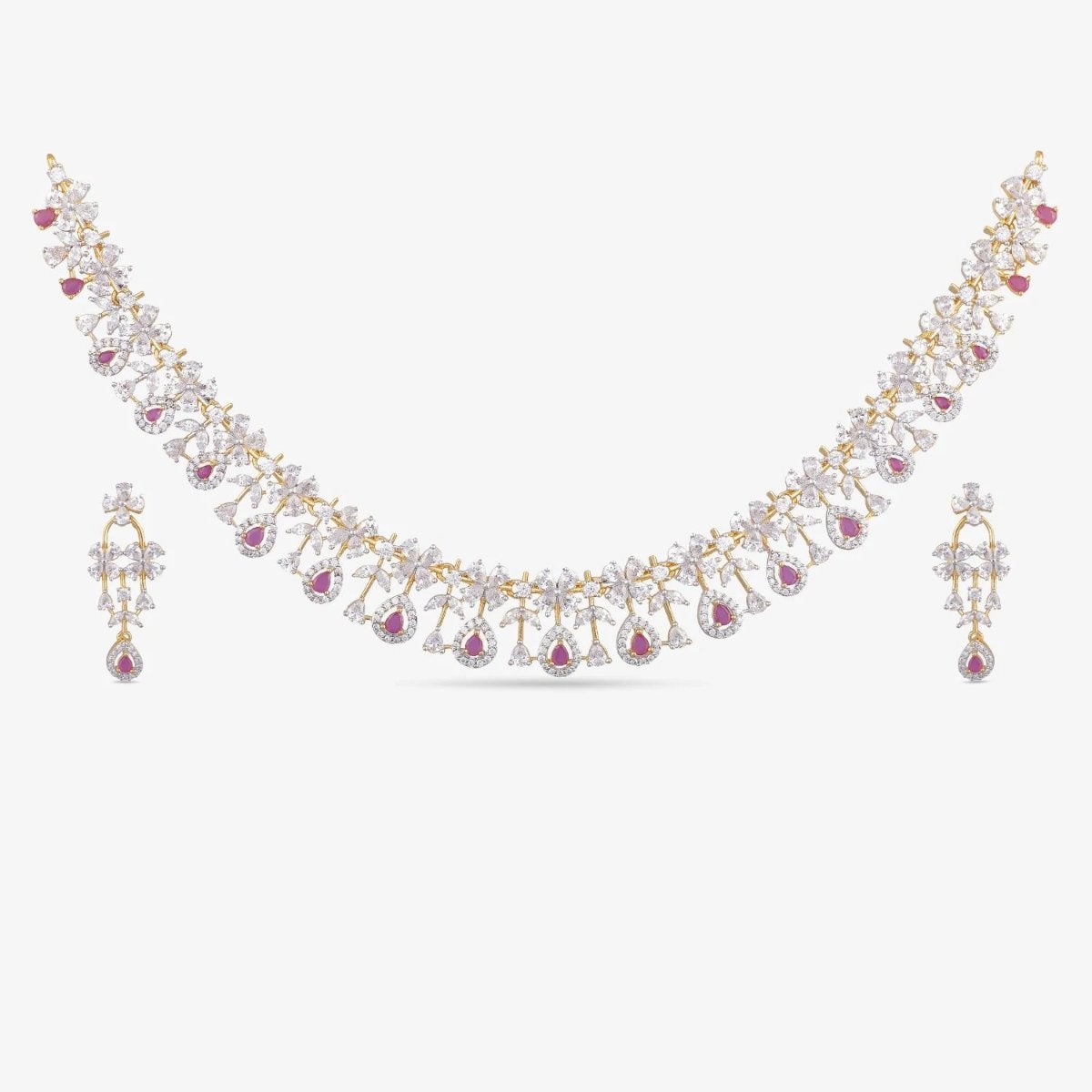 Zaina Nakshatra CZ Necklace Set